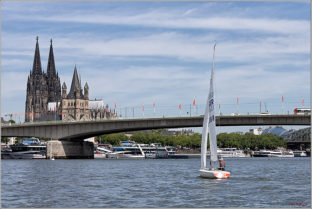 100 Jahre Rheinwoche 2022 - 1. Wettfahrt Porz - Hitdorf, 03.06.2022,